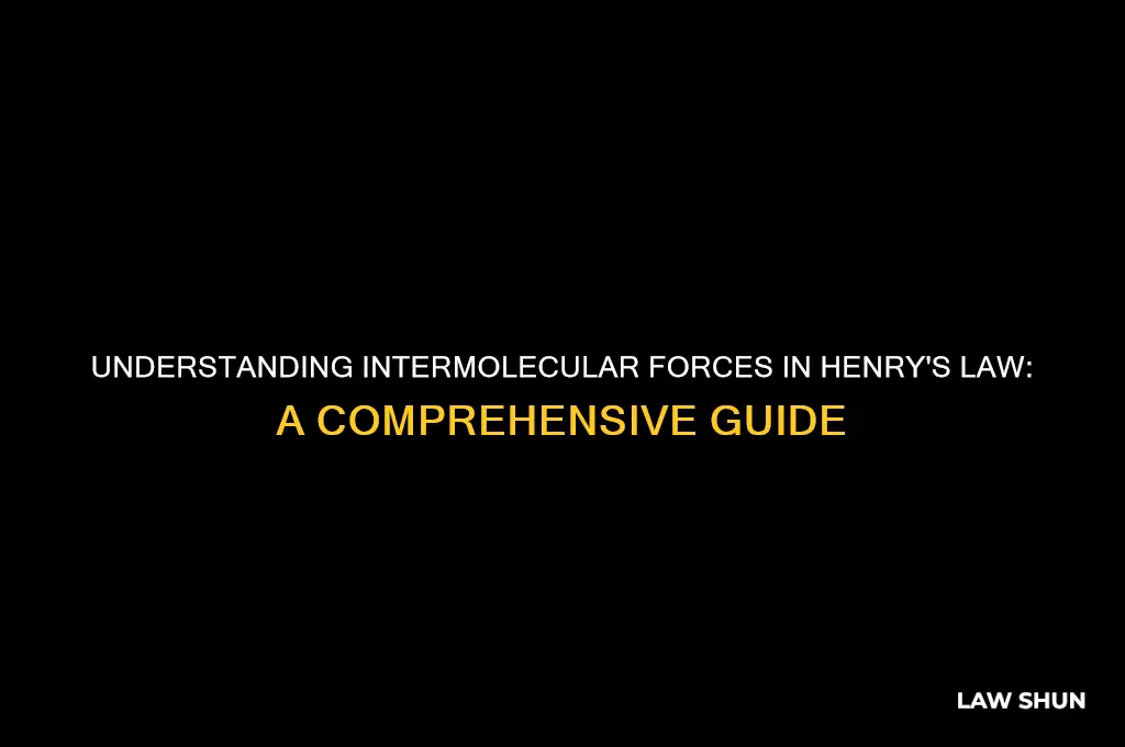 what kind of intermolecular force is in henry