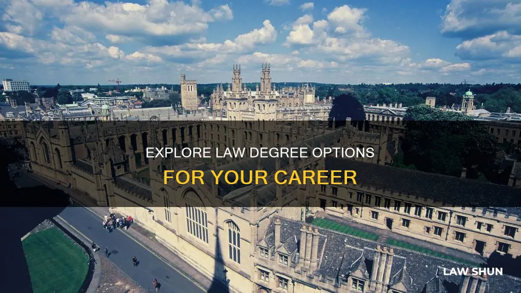 what kind of law degrees can you get