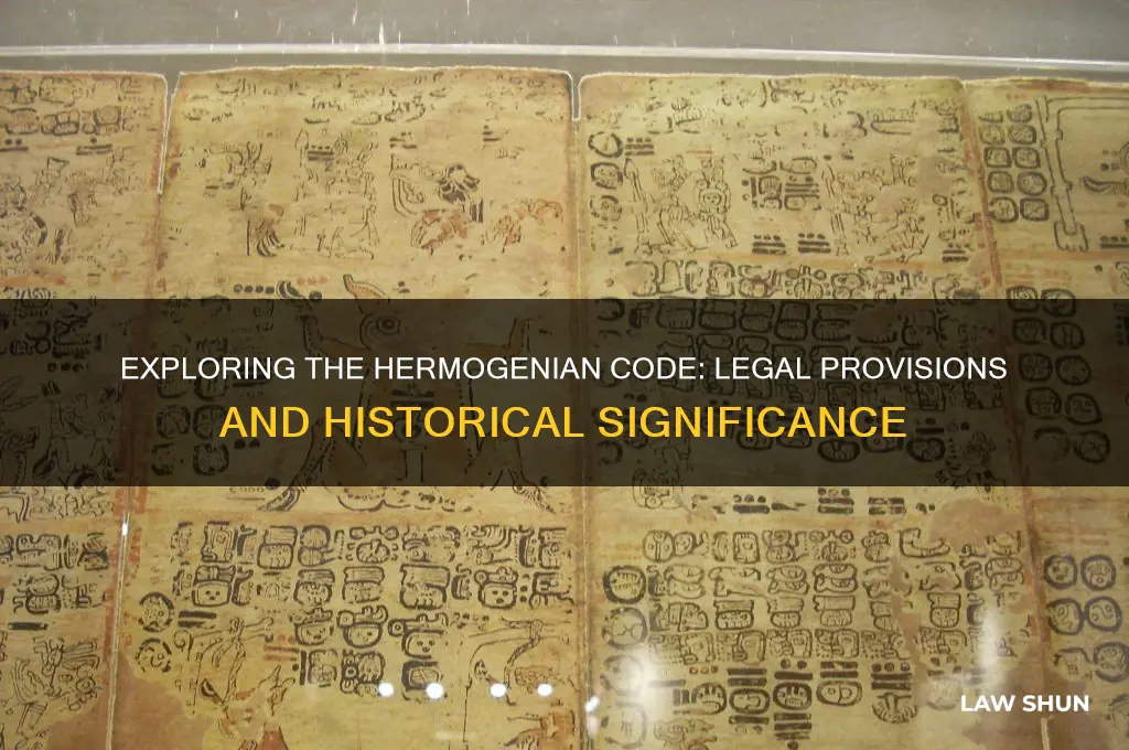 what kind of laws did the hermogens code have
