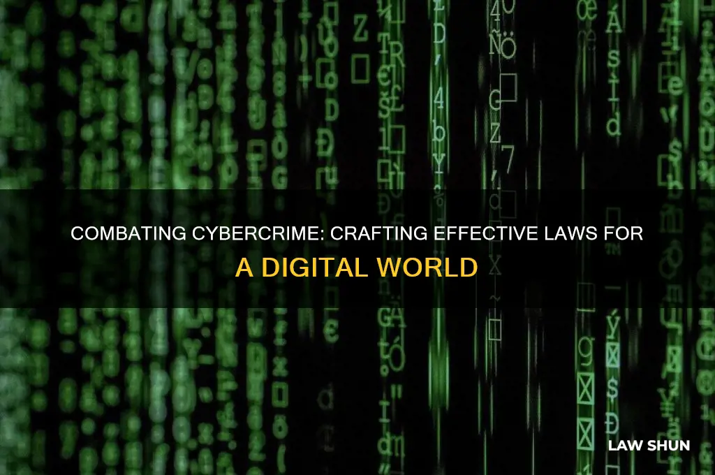 what kind of laws do we need over cybercrime