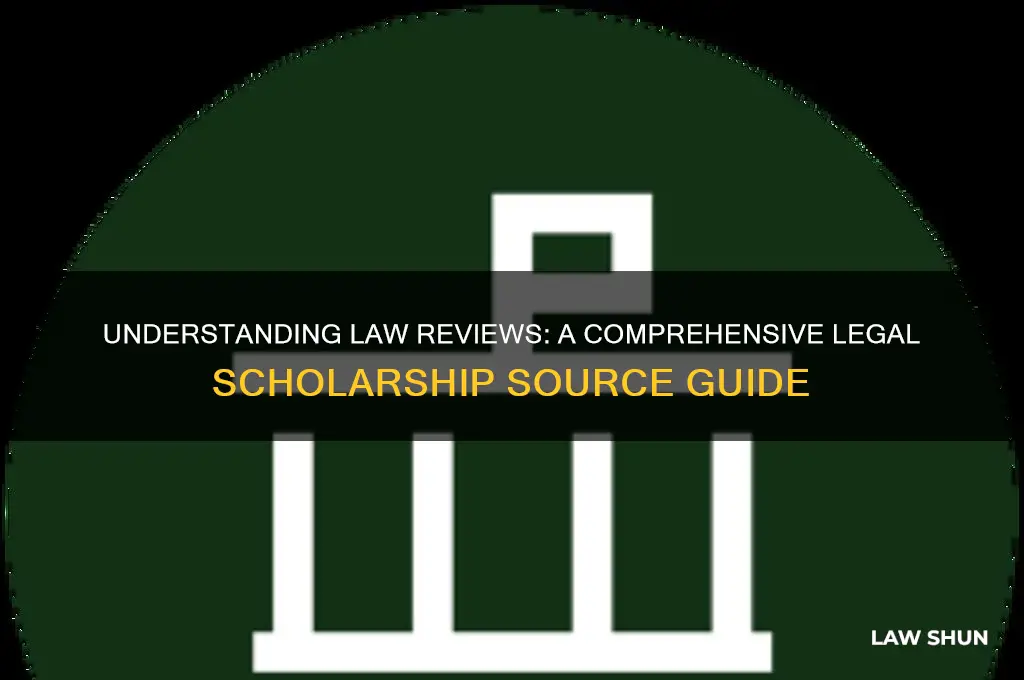 what kind of source is a law review