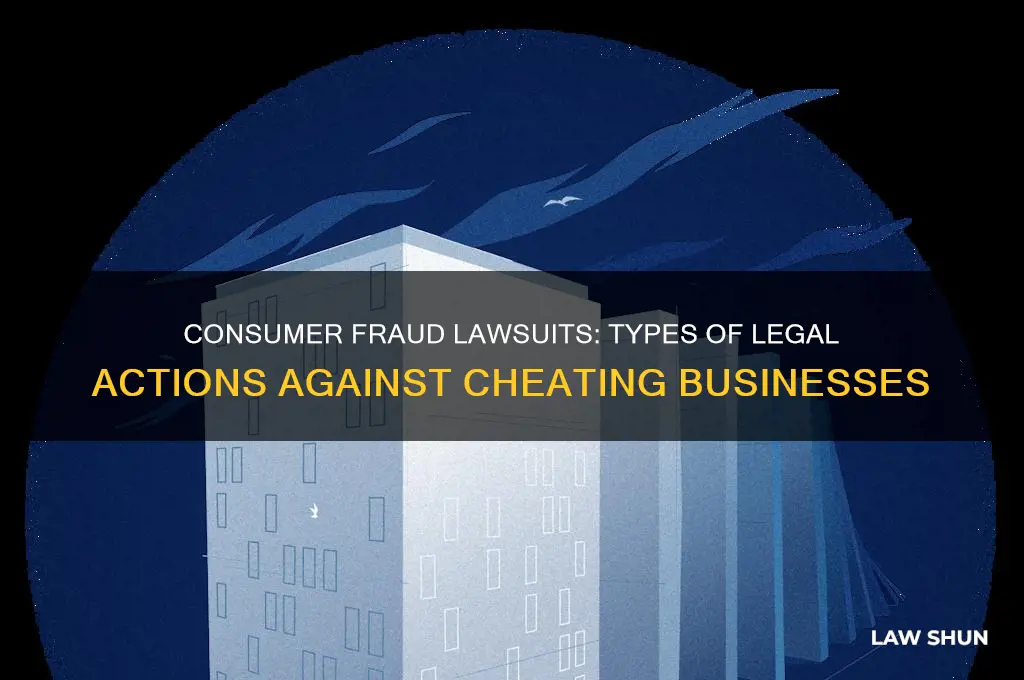 what kinds of law suit is cheates on consumer