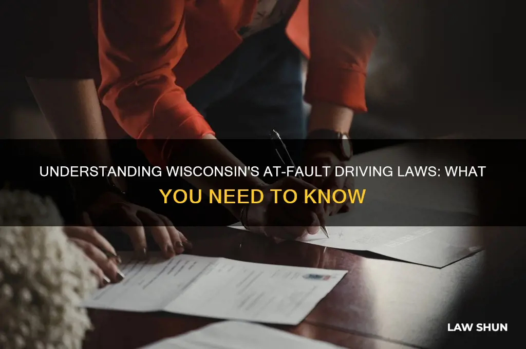 what king of at fault driving laws are in wisconsin