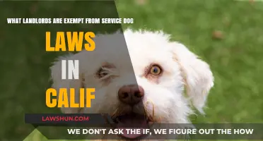 California Landlords Exempt from Service Dog Laws: Key Exceptions Explained
