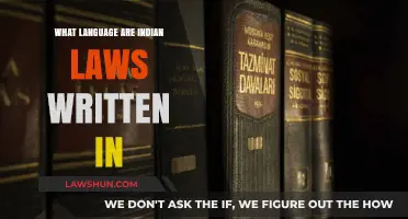 Indian Laws: Language and Legal History