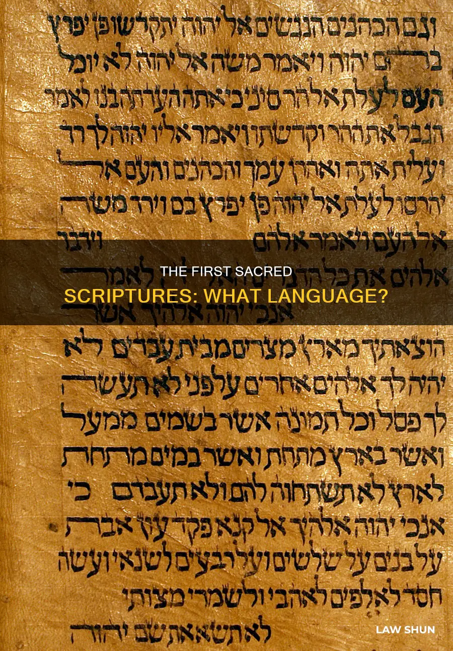 what language was the law of god first written