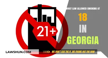 Georgia's Legal Smoking Age: The Law Behind 18-Year-Olds Lighting Up