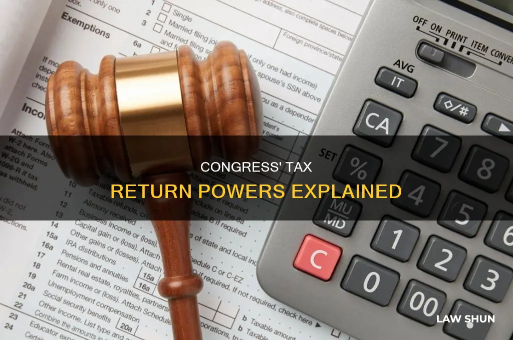 what law allows congress to obtain tax returns