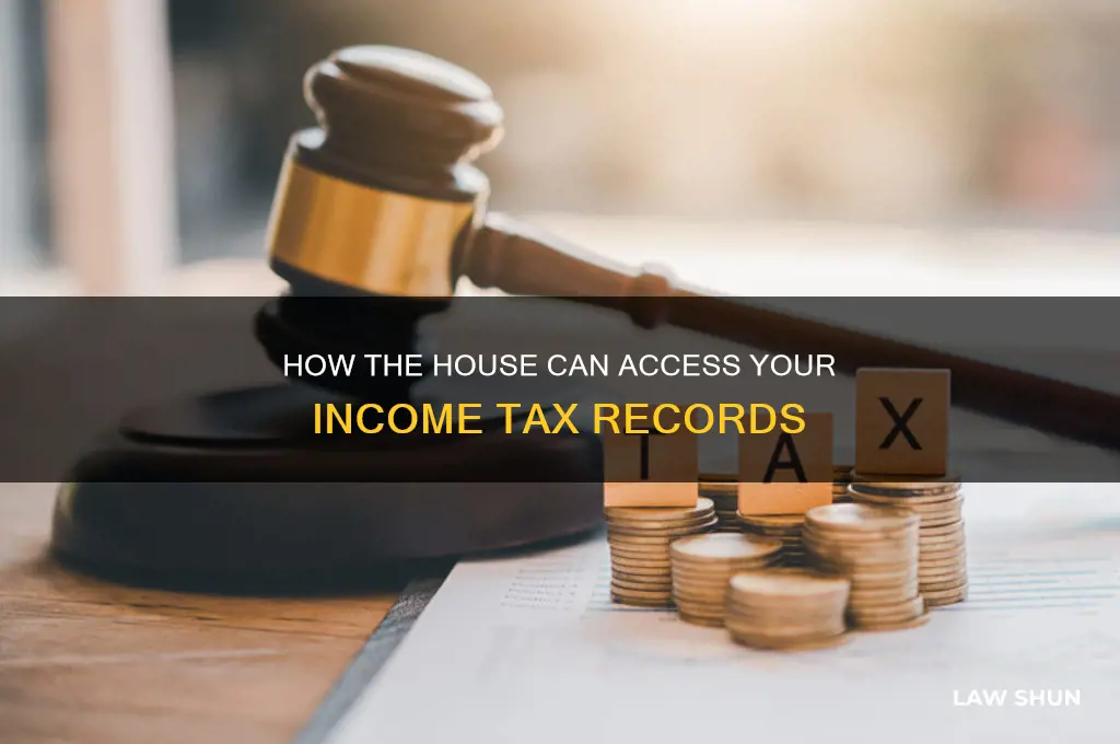 what law allows house to see income tax