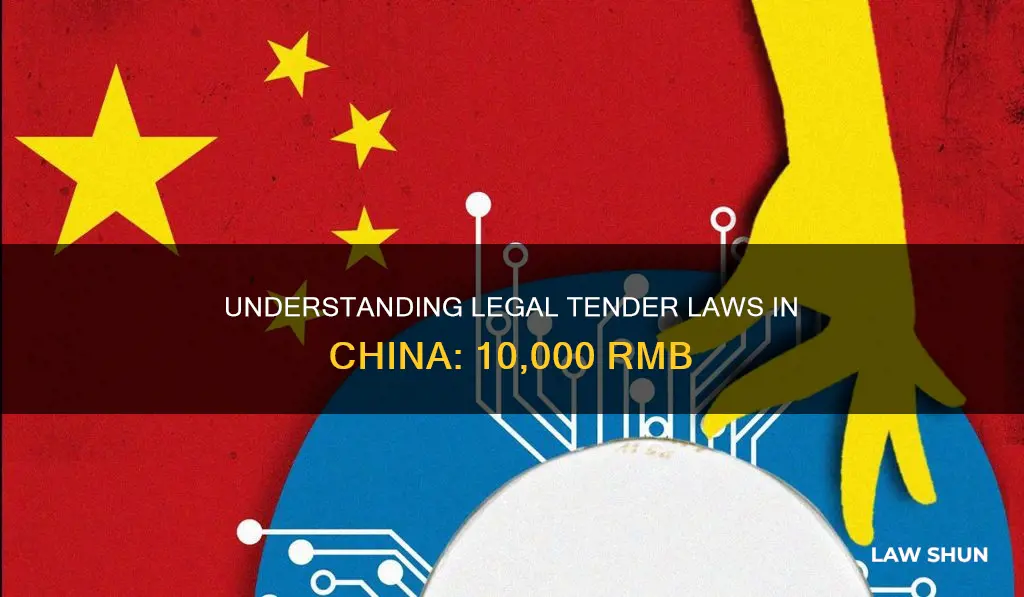 what law applies for 10 000 rmb in china