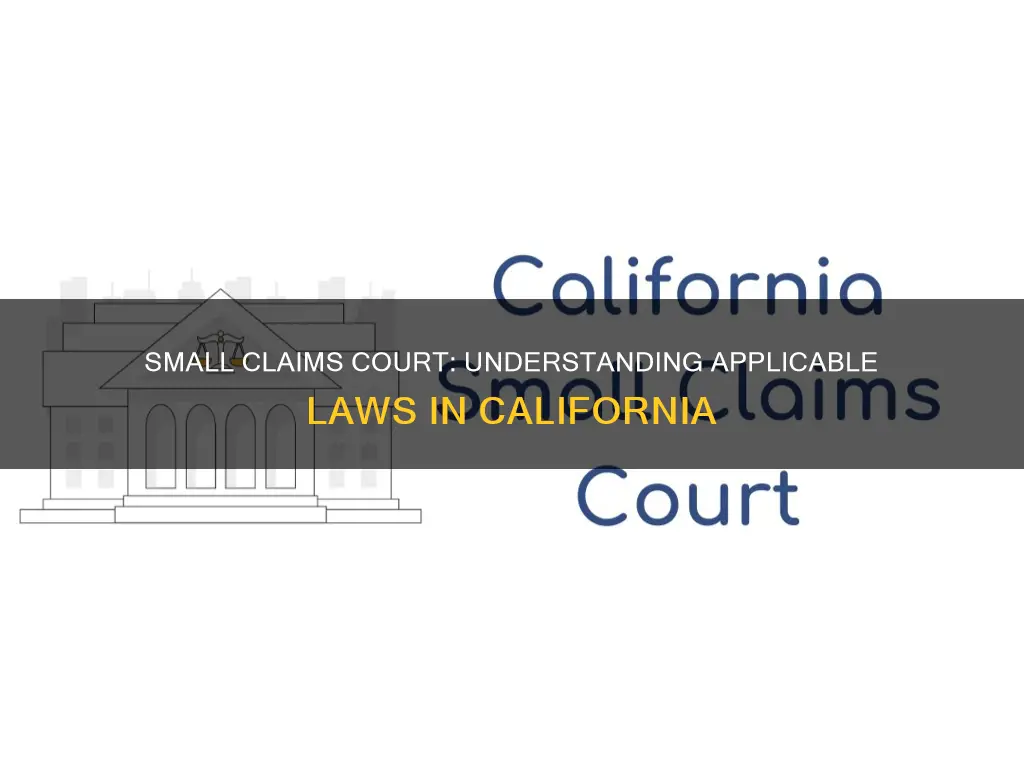 what law applies in small claims court ca