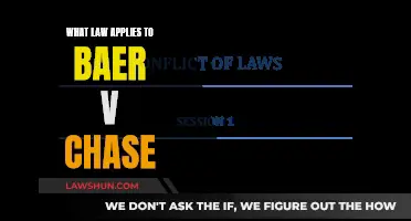 Baer v Chase: What Law Applies?