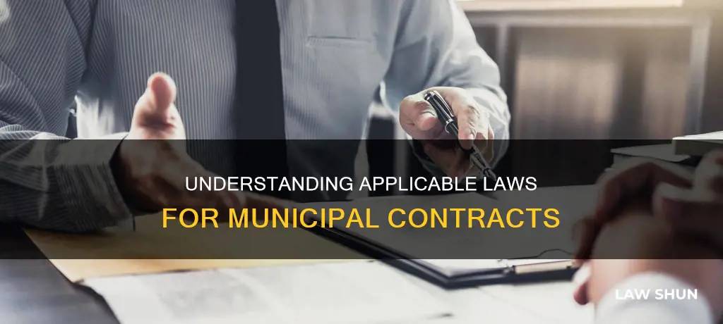 what law applies to municiple contracts