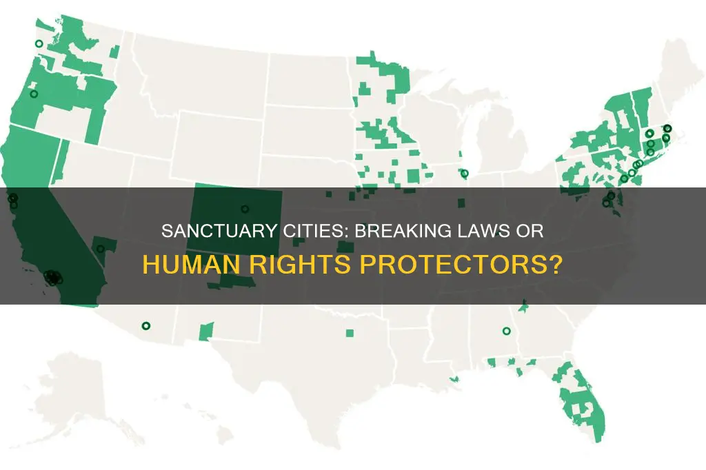 what law are sanctuary cities breaking