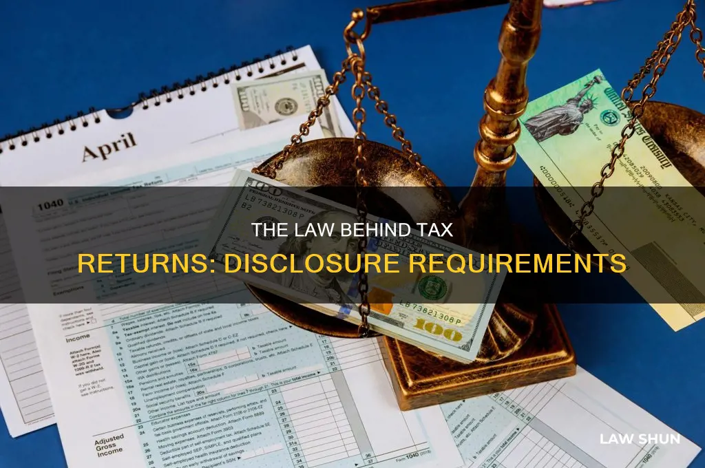 what law compels a person to release their tax returns