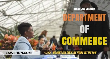 Commerce Department: The Law Behind Its Creation