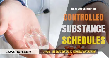 Controlled Substance Schedules: The Law Behind Them