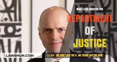 The Department of Justice: A Historical Legal Overview