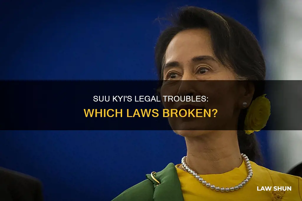 what law did aung san suu kyi break