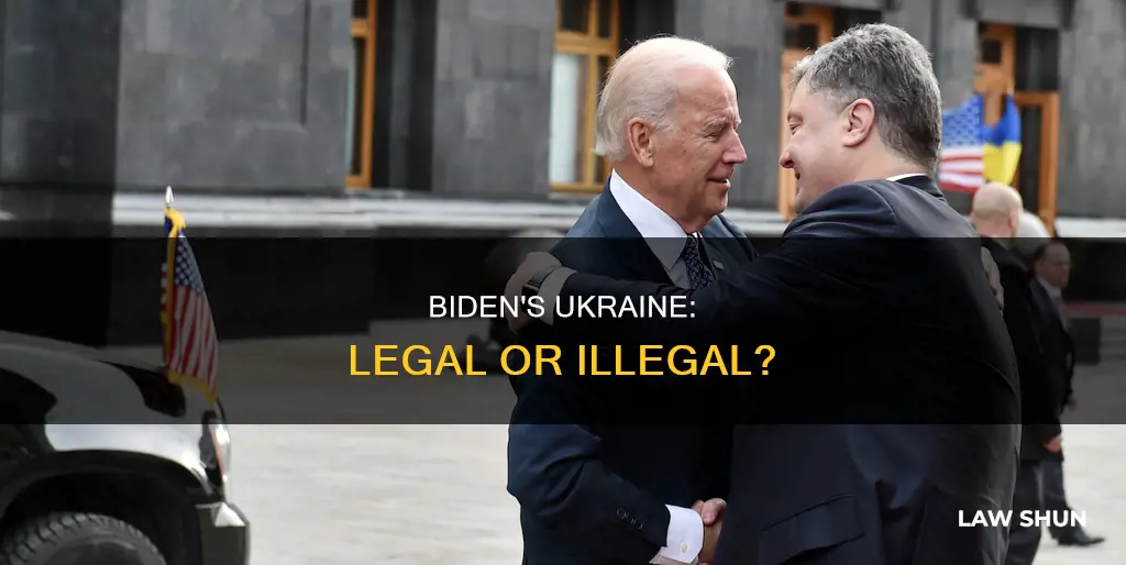 what law did biden break in ukraine hannity