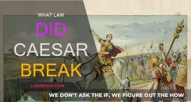 The Legal Transgressions of Caesar