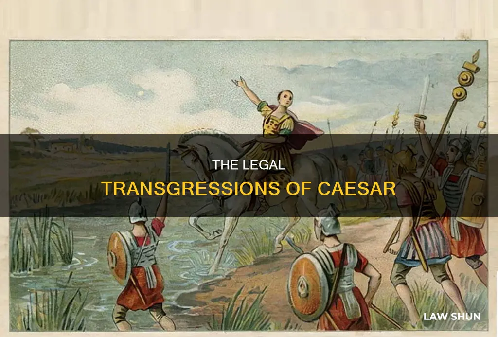 what law did caesar break