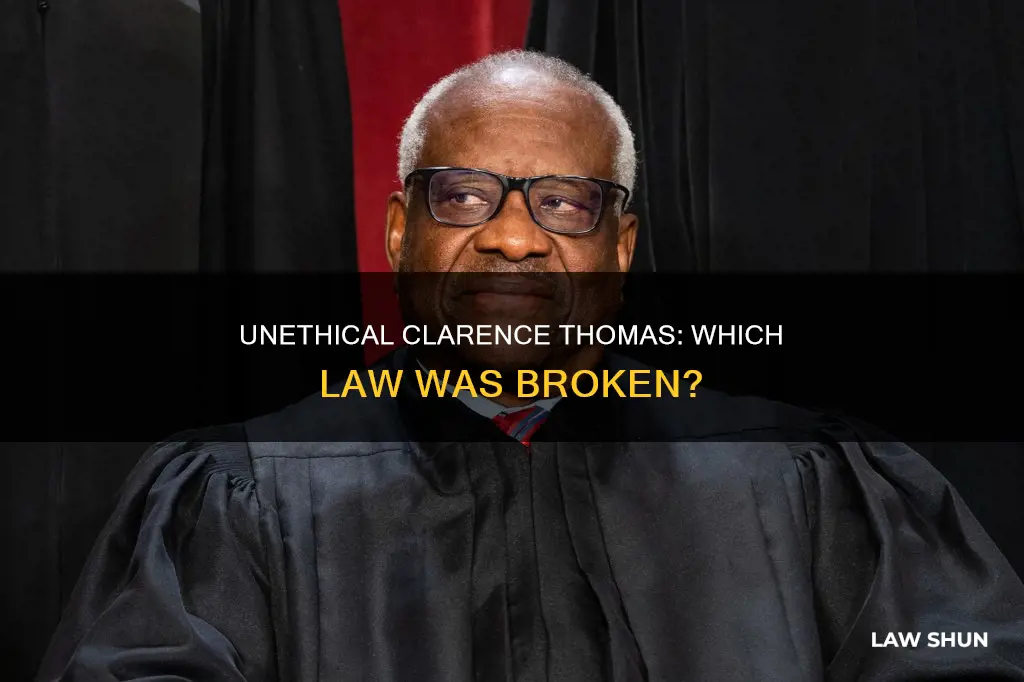 what law did clarence thomas break