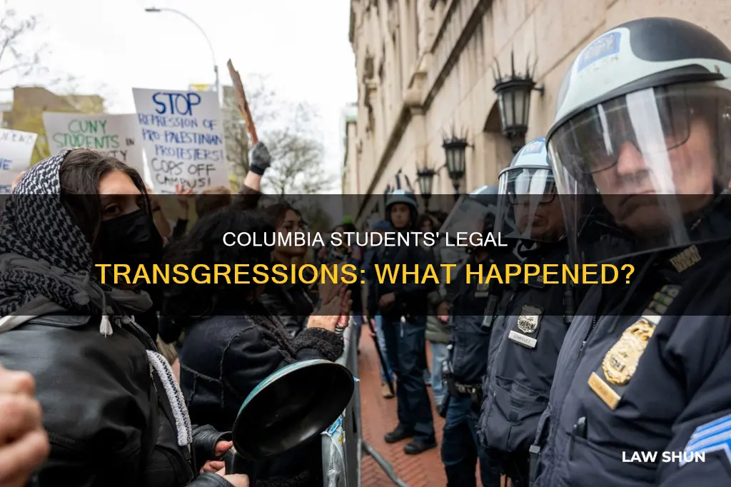 what law did columbia students break