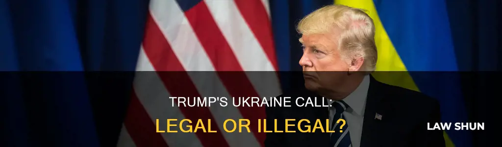 what law did donald trump break with ukraine phone call