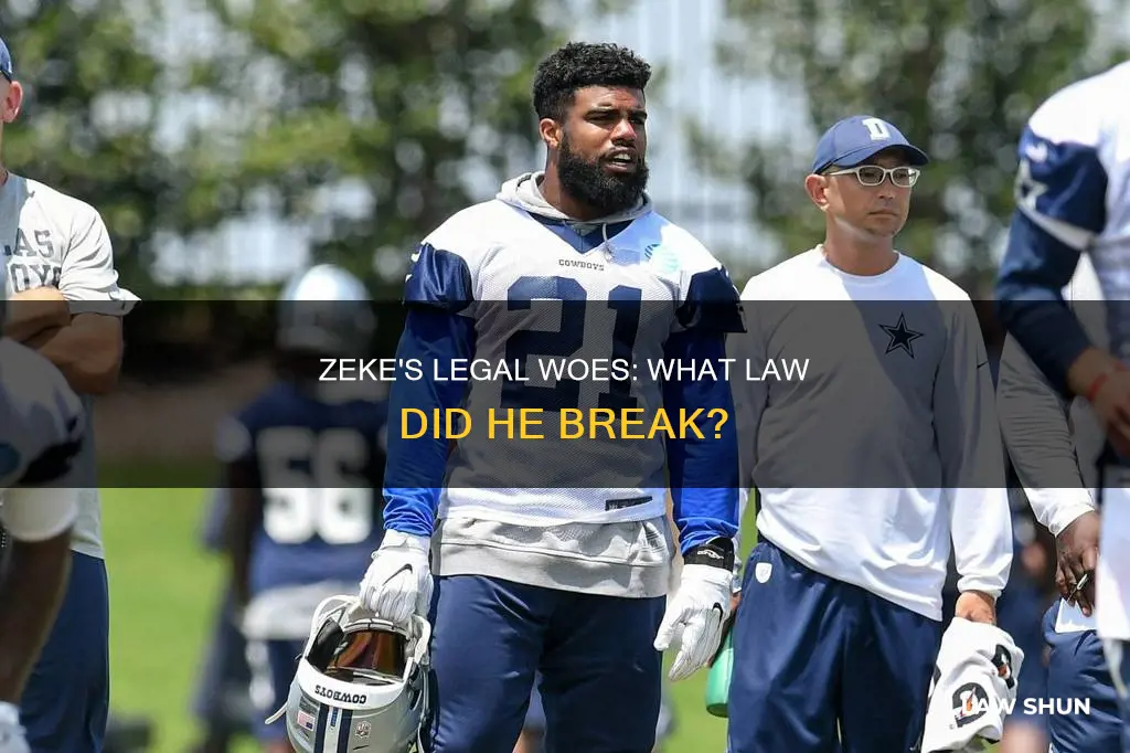 what law did ezekiel elliot break