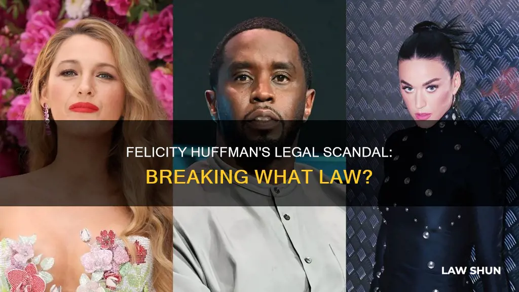 what law did falicity huffman break