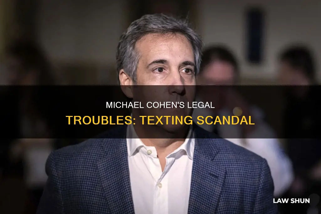 what law did michael cohen break text