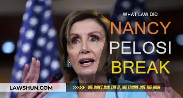 Did Nancy Pelosi Break the Law?