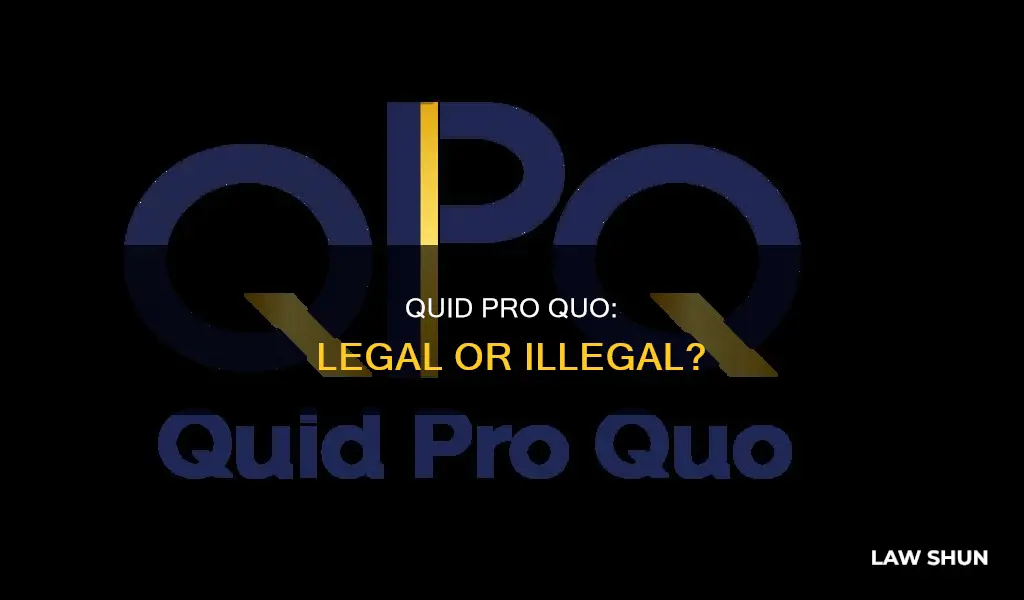 what law did quid pro quo break