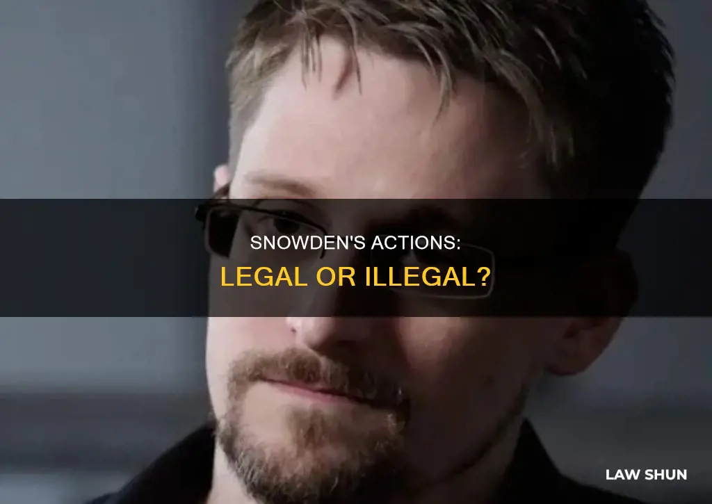 what law did snowden break