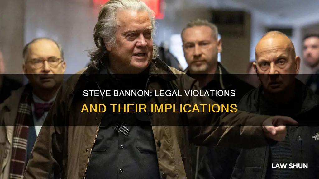 what law did steve bannon break