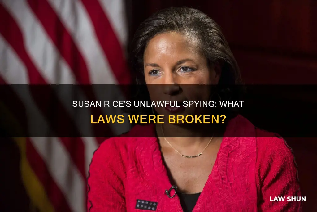 what law did susan rice break by spying on