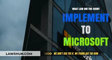 Microsoft's Landmark Antitrust Case: Court-Ordered Law Explained