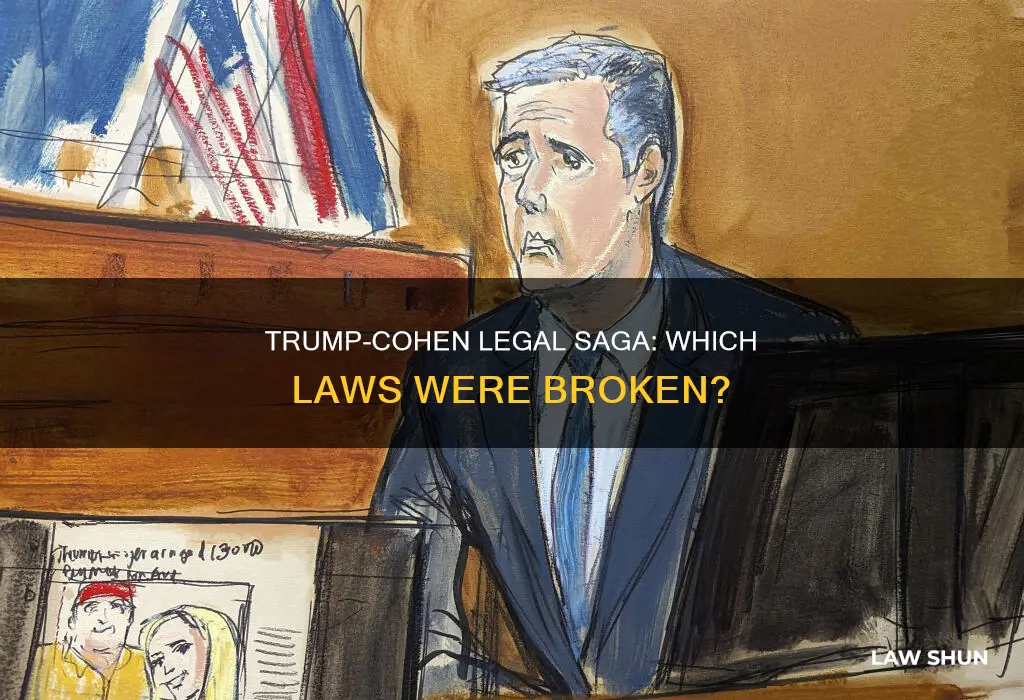 what law did trump and cohen break