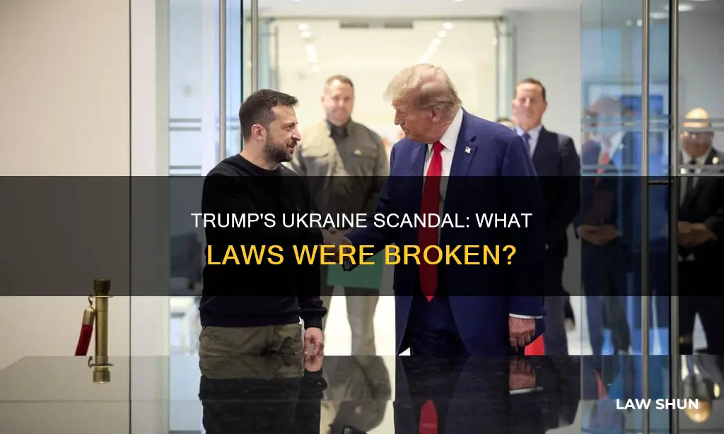 what law did trump break and ukraine call