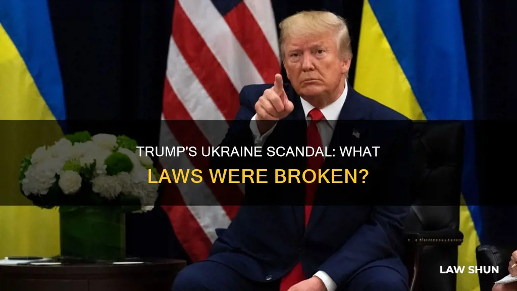 what law did trump break and ukraine call