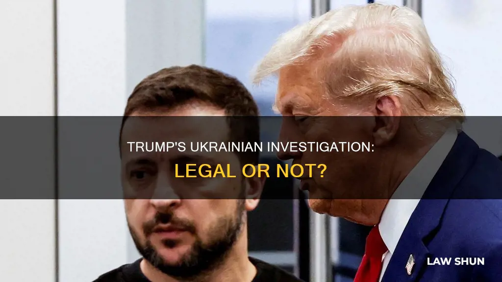 what law did trump break asking for ukranian investigation