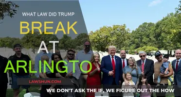 Trump's Arlington Visit: What Laws Were Broken?