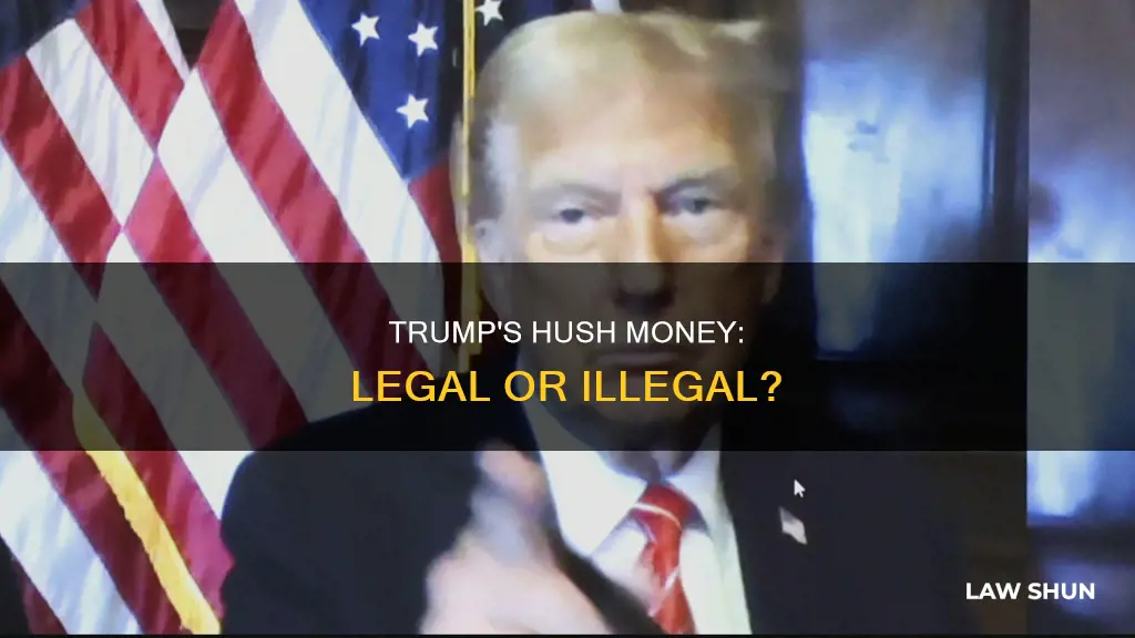 what law did trump break by paying hush money
