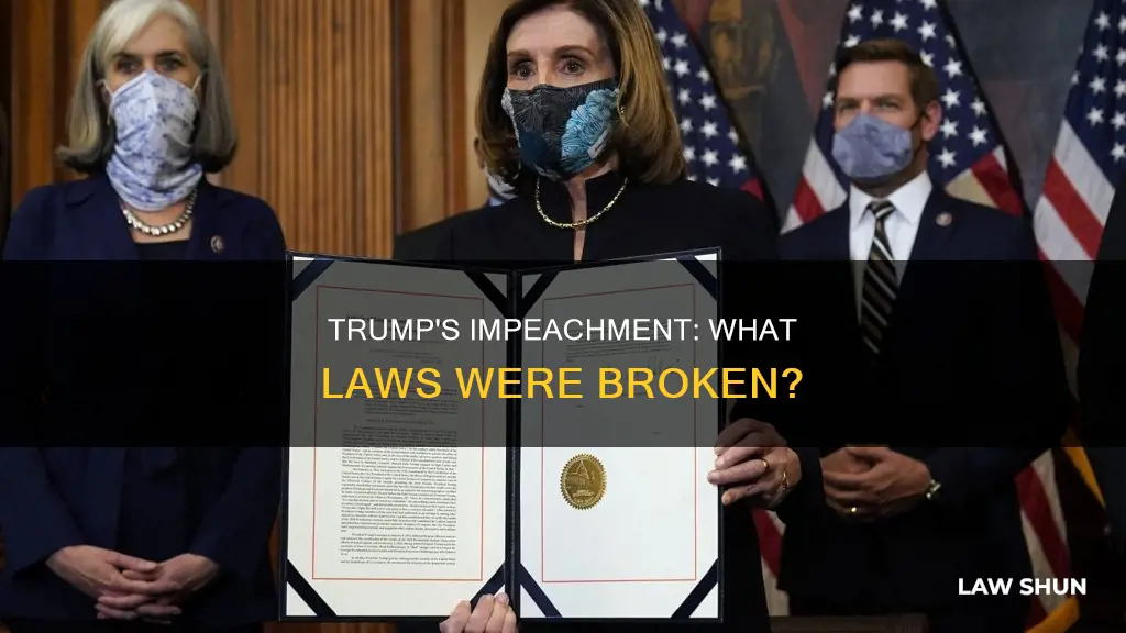 what law did trump break for impeachment