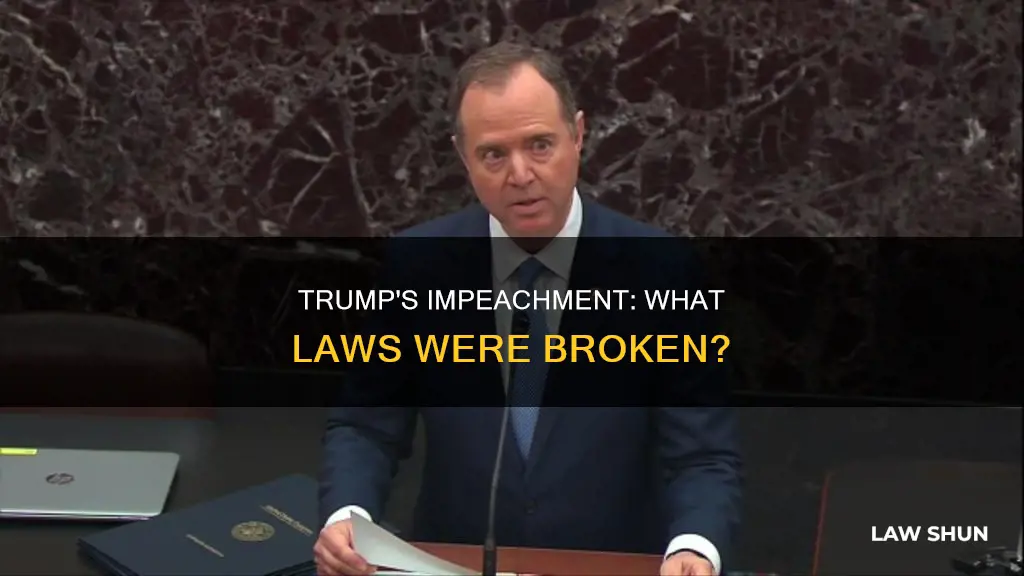 what law did trump break for impeachment