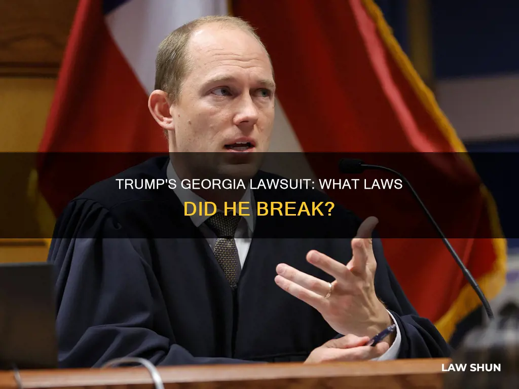 what law did trump break in georgia