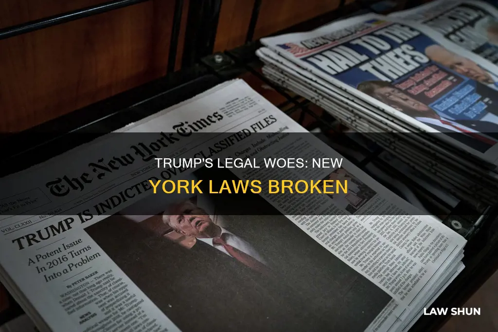 what law did trump break in ny