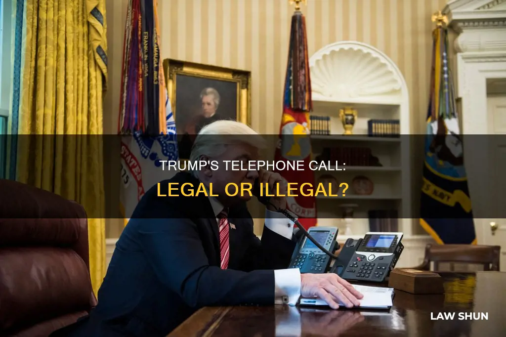 what law did trump break in telephone call