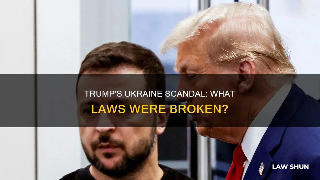 what law did trump break in withholding ukraine aid